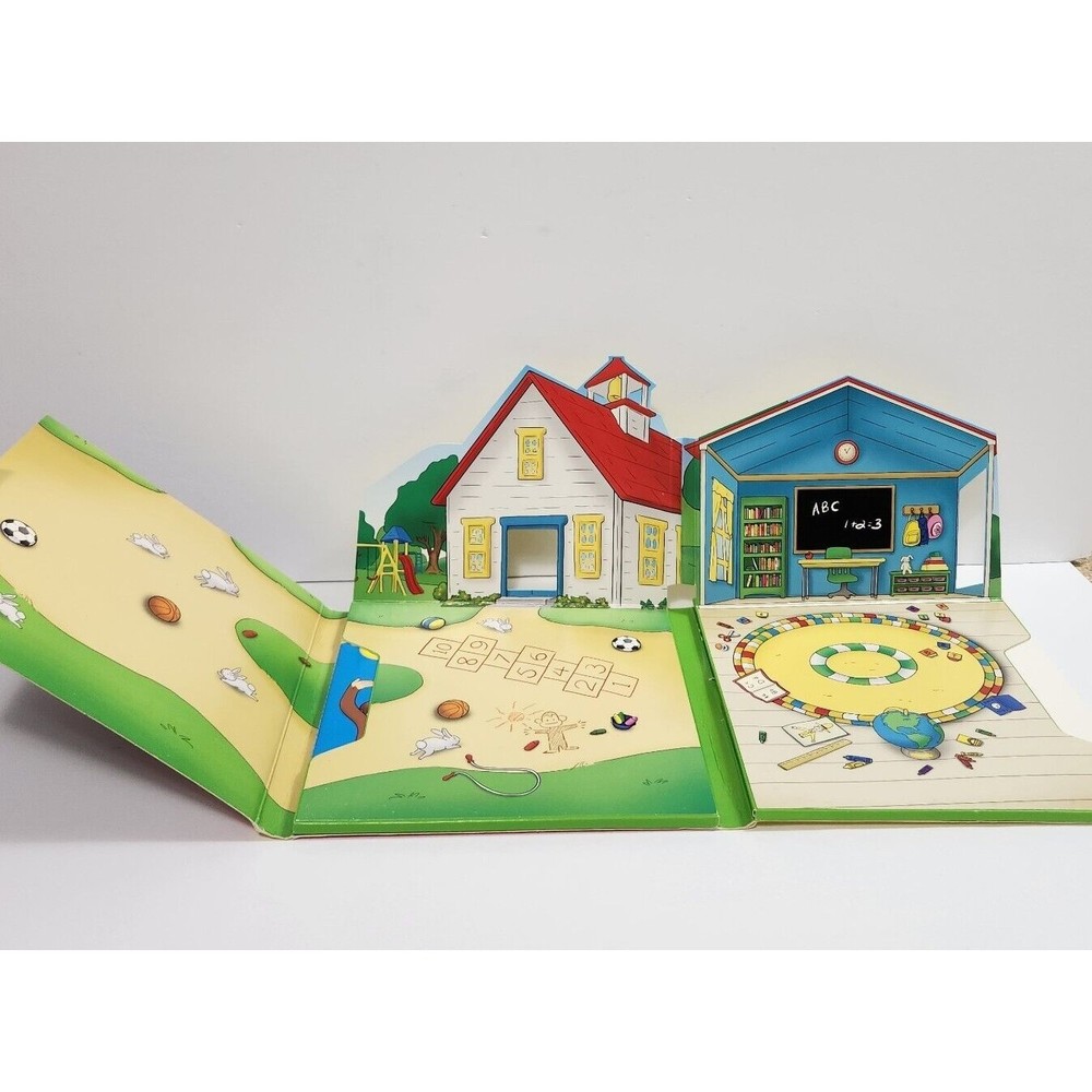 Curios George Schoolhouse Fun (Book And Play Set) Paperback-2012 - Picture 3 of 13